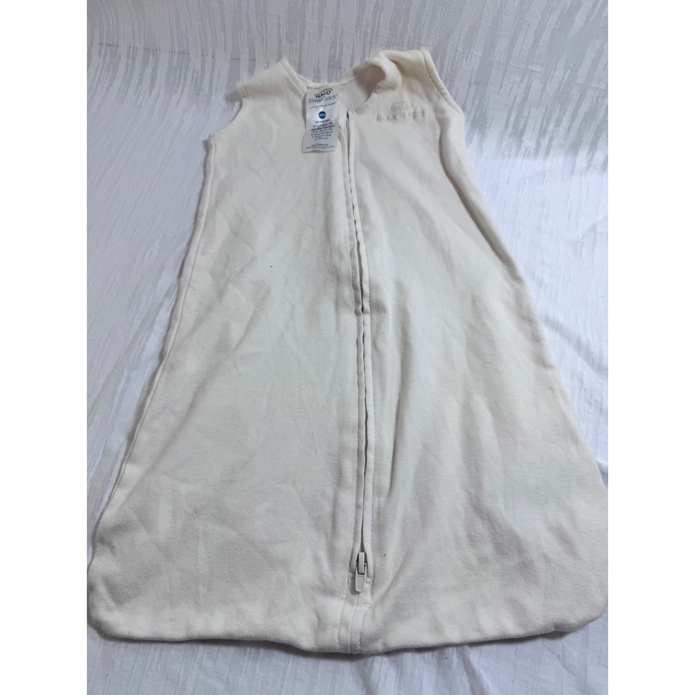 Halo SleepSack Swaddle‎ Newborn Cream Excellent Micro-Fleece Wearable Blanket
